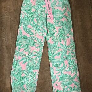 Size small Lilly Pulitzer pajama pants, lightly worn